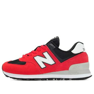 New Balance �j���[�o�����X �����Y �X�j�[�J�[ �yNew Balance 574 Series Black/Red/White ML574RR2�z �T�C�Y US_M_4.5