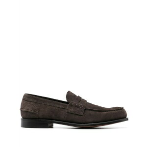 �`���[�` �����Y �X���b�|���E���[�t�@�[ �V���[�Y Pembrey suede loafers Brown
