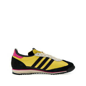�A�f�B�_�X ���f�B�[�X �X�j�[�J�[ �V���[�Y Sl 72 og three-stripe leather sneakers Yellow