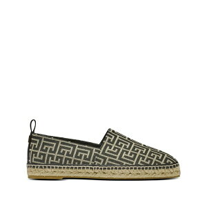 �o���}�� �����Y �T���_�� �V���[�Y Monogram-jacquard espadrilles Black