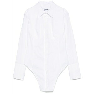 �W�����|�[�� �S���`�G ���f�B�[�X �V���c �g�b�v�X Poplin bodysuit White