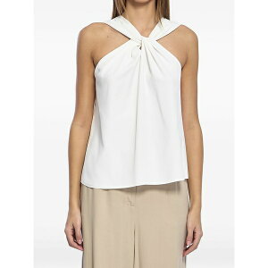 �t�F�f���J�E�g�V ���f�B�[�X �J�b�g�\�[ �g�b�v�X Crossed knot top White