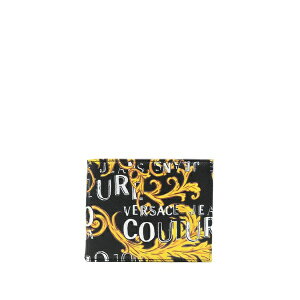�x���T�[�` �����Y ���z �A�N�Z�T���[ Baroque logo-print leather wallet Black