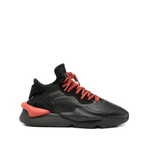 ���C�X���[ �����Y �X�j�[�J�[ �V���[�Y Kaiwa leather-panelled lace-up sneakers Black