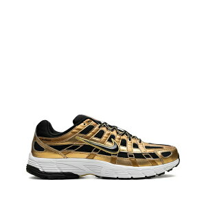�i�C�L �����Y �X�j�[�J�[ �V���[�Y P-6000 metallic gold infinite gold white black sneakers Gold