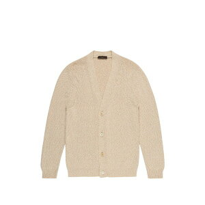 �U�m�[�l �����Y �J�[�f�B�K�� �A�E�^�[ Textured cotton cardigan Neutrals