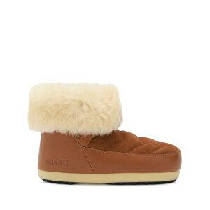 ���[���u�[�c �����Y �u�[�c �V���[�Y Evx quilted shearling boots Brown