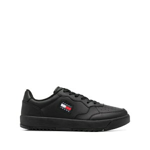 �g�~�[�q���t�B�K�[ �����Y �X�j�[�J�[ �V���[�Y Logo-patch low-top sneakers Black