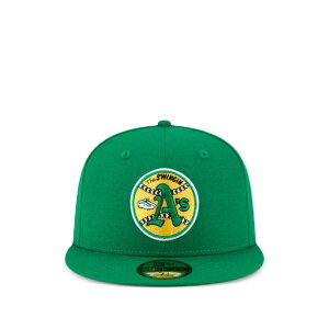 �j���[�G�� �����Y �X�q �A�N�Z�T���[ 59fifty mlb oakland athletics 1971 cooperstown cap Green