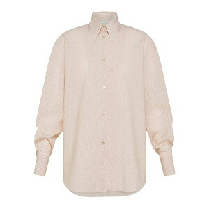 �t�H���e �t�H���e ���f�B�[�X �V���c �g�b�v�X Striped-pattern buttoned shirt Neutrals