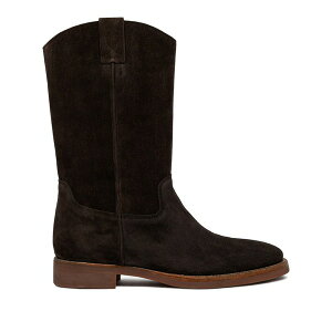 �u�b�e�� �����Y �u�[�c �V���[�Y Panelled suede boots Brown