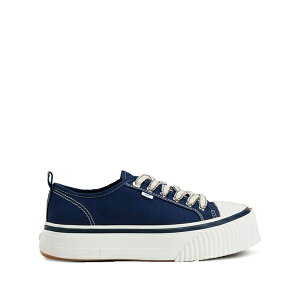�A�~ �����Y �X�j�[�J�[ �V���[�Y Platform lace-up low-top sneakers Blue