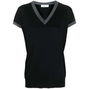 �t�@�r�A�i �t�B���b�s ���f�B�[�X T�V���c �g�b�v�X Glitter-detailing knitted top Blue