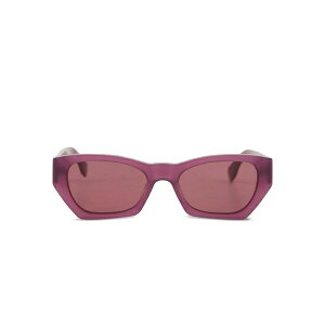 ���g���X�[�p�[�t���[�`���[ �����Y �T���O���X�E�A�C�E�F�A �A�N�Z�T���[ Geometric-frame sunglasses Pink