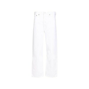 �A�S���h ���f�B�[�X �f�j���p���c �{�g���X Mid-rise straight-leg denim jeans White