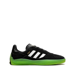 �A�f�B�_�X �����Y �X�j�[�J�[ �V���[�Y Puig black/white/semi solar green sneakers Black