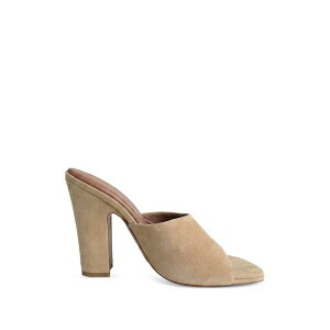 �p���e�L�T�X ���f�B�[�X �p���v�X �V���[�Y Square-toe mules Neutrals