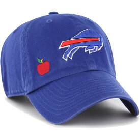 フォーティーセブン レディース 帽子 アクセサリー Buffalo Bills '47 Women's Confetti Icon Clean Up Adjustable Hat Royal