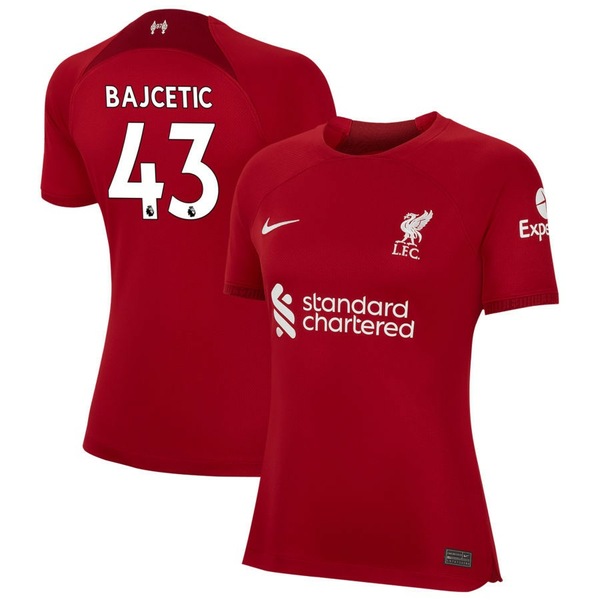 ナイキ レディース ユニフォーム トップス Liverpool Nike Women's 2022 23 Home Replica Custom Jersey Red