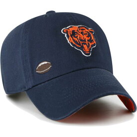 フォーティーセブン レディース 帽子 アクセサリー Chicago Bears '47 Women's Confetti Icon Clean Up Adjustable Hat Navy