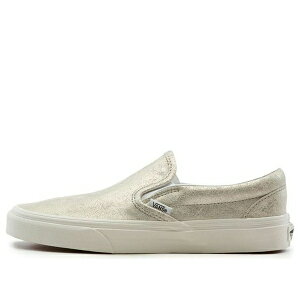 Vans �o���Y �����Y �X�j�[�J�[ �yVans Slip-On Cracked Leather Gold VN0A33TB9HR�z �T�C�Y US_5(23.0cm)