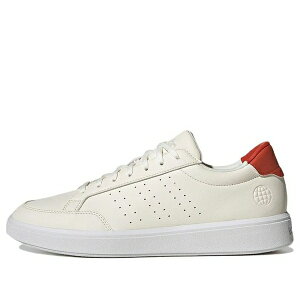 adidas �A�f�B�_�X �����Y �X�j�[�J�[ �yadidas neo Nova Court Lifestyle Vegan 'Beige Red' GZ1781�z �T�C�Y US_7(25.0cm)