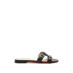 �T���g�[�j ���f�B�[�X �T���_�� �V���[�Y Buckle strap pumps Black