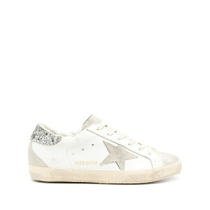 �S�[���f���O�[�X ���f�B�[�X �X�j�[�J�[ �V���[�Y Super-star leather sneakers White