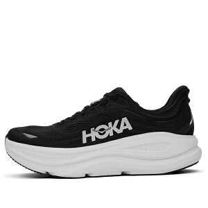 HOKA ONE ONE �z�J�I�l�I�l ���f�B�[�X �X�j�[�J�[ �y(WMNS) HOKA ONE ONE Bondi 9 'Black White' 1162012-BWHT�z �T�C�Y US_5.5(22.5cm)