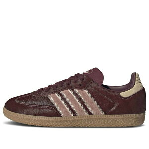 adidas �A�f�B�_�X ���f�B�[�X �X�j�[�J�[ �y(WMNS) adidas Samba OG 'Maroon Sand Strata Pony' JP5330�z �T�C�Y US_W_14