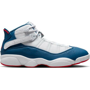 Jordan �W���[�_�� �����Y �X�j�[�J�[ �yJordan 6 Rings True Blue�z �T�C�Y US_11.5(29.5cm) White/University Red/Light Steel Grey/True Blue