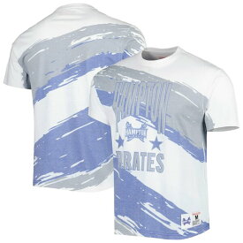 ミッチェル&ネス メンズ Tシャツ トップス Hampton Pirates Mitchell & Ness Paintbrush Sublimated TShirt White