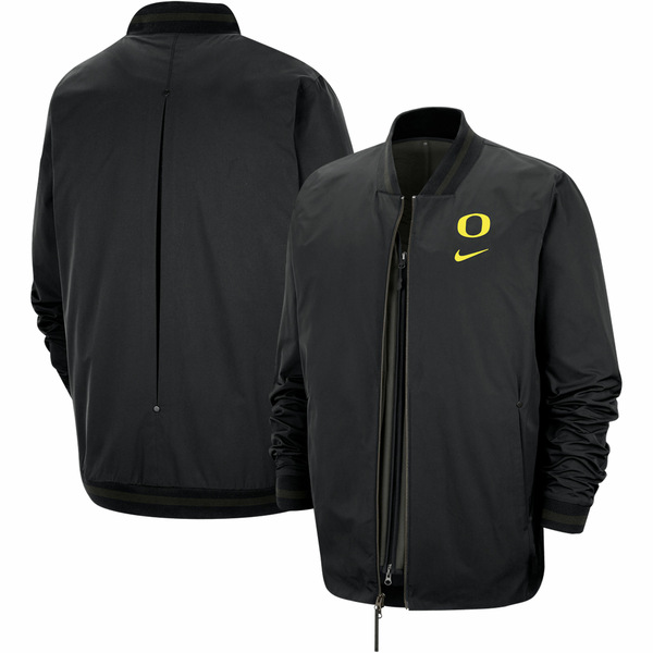 ナイキ メンズ ユニフォーム トップス Oregon Ducks Nike Fuse FullZip Coaches Performance Jacket Black