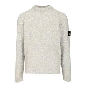 Xg[ACh Y jbg&Z[^[ AE^[ Organic Cotton Crew Neck Sweater With English Ribs Grey
