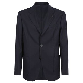 ラルディーニ メンズ ジャケット＆ブルゾン アウター Easy Wear Drop Jacket Blu