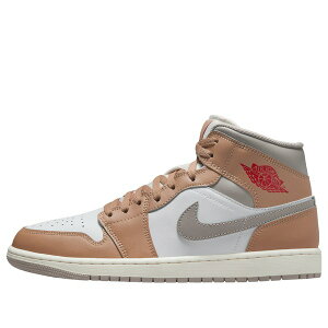 Jordan �W���[�_�� �����Y �X�j�[�J�[ �yAir Jordan 1 Mid 'Rattan White College Grey' DQ8426-200�z �T�C�Y US_M_14