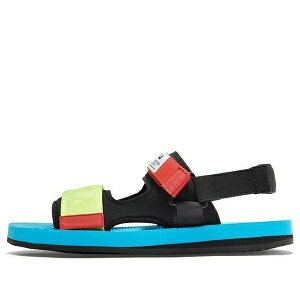 FILA �t�B�� ���f�B�[�X �X�j�[�J�[ �y(WMNS) FILA Capri Sandal 'Black Blue Red' T12W024503FBS�z �T�C�Y US_5(22.0cm)