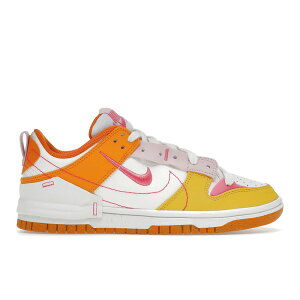 Nike �i�C�L ���f�B�[�X �X�j�[�J�[ �yNike Dunk Low Disrupt 2 Sunrise (Women's)�z �T�C�Y US_6(23.0cm) White/Orange/Gold/Pink