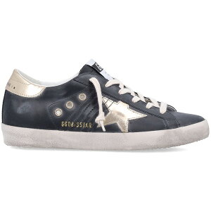 Golden Goose �S�[���f���O�[�X ���f�B�[�X �X�j�[�J�[ �yGolden Goose Superstar Black Gold (Women's)�z �T�C�Y US_6(23.0cm) Black/Gold