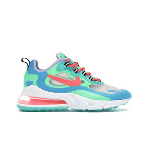 Nike �i�C�L ���f�B�[�X �X�j�[�J�[ �yNike Air Max 270 React Psychedelic Movement (Women's)�z �T�C�Y US_5(22.0cm) Electro Green/Blue Lagoon/Hyper Jade/Flash Crimson
