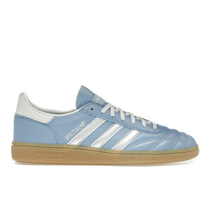 adidas �A�f�B�_�X ���f�B�[�X �X�j�[�J�[ �yadidas Handball Spezial Quilted Stitching Ash Blue Silver (Women's)�z �T�C�Y US_8(25.0cm) Ash Blue/Silver Metallic/Orbit Grey