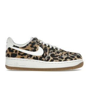 Nike �i�C�L ���f�B�[�X �X�j�[�J�[ �yNike Air Force 1 Low Cheetah Print (Women's)�z �T�C�Y US_W_15.5 Baroque Brown/Sesame/Sail