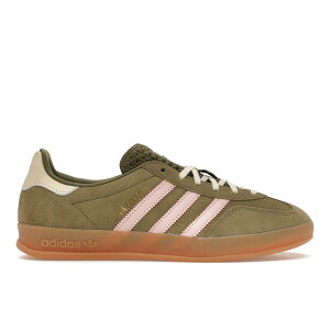 adidas �A�f�B�_�X ���f�B�[�X �X�j�[�J�[ �yadidas Gazelle Indoor Focus Olive (Women's)�z �T�C�Y US_6.5(23.5cm) Focus Olive/Pink/Gum