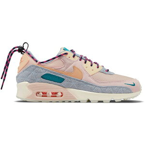 Nike �i�C�L ���f�B�[�X �X�j�[�J�[ �yNike Air Max 90 SE Fossil Stone (Women's)�z �T�C�Y US_W_11.5 Fossil Stone/Twine-Ashen Slate