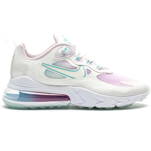 Nike �i�C�L ���f�B�[�X �X�j�[�J�[ �yNike Air Max 270 React Summit White Bleached Aqua (Women's)�z �T�C�Y US_8.5(25.5cm) Summit White/Bleached Aqua-Light Violet-Sail