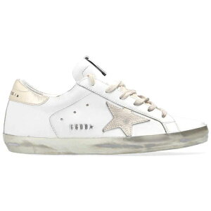 Golden Goose �S�[���f���O�[�X ���f�B�[�X �X�j�[�J�[ �yGolden Goose Super-Star White Gold Sparkle (Women's)�z �T�C�Y US_5(22.0cm) White/Gold/Sparkle
