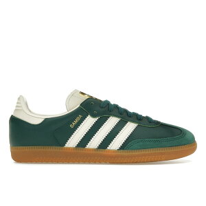adidas �A�f�B�_�X ���f�B�[�X �X�j�[�J�[ �yadidas Samba OG Collegiate Green (Women's)�z �T�C�Y US_W_13 Collegiate Green/Cream White/Gold Metallic