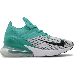 Nike �i�C�L ���f�B�[�X �X�j�[�J�[ �yNike Air Max 270 Flyknit Clear Emerald (Women's)�z �T�C�Y US_5.5(22.5cm) Clear Emerald/Black-Pure Platinum-White