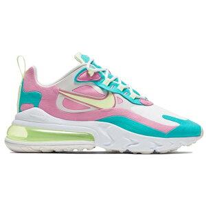 Nike �i�C�L ���f�B�[�X �X�j�[�J�[ �yNike Air Max 270 React Pastel (Women's)�z �T�C�Y US_7(24.0cm) White/Barely Volt/Platinum Tint