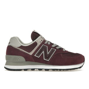 New Balance �j���[�o�����X ���f�B�[�X �X�j�[�J�[ �yNew Balance 574 Core Burgundy White (Women's)�z �T�C�Y US_6(23.0cm) Burgundy/White